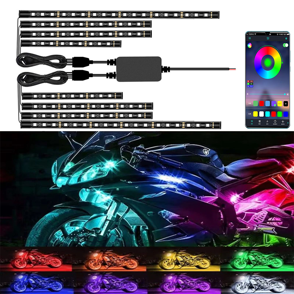 Lighting Bolt Decor - Motosiklet LED Dekoratif ışık rgb LED