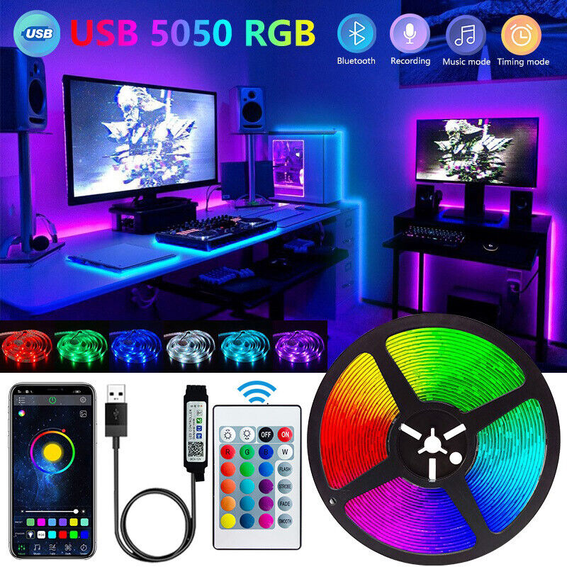 Lighting Bolt Decor - Bluetooth LED ışıklar şerit 5050 akıllı