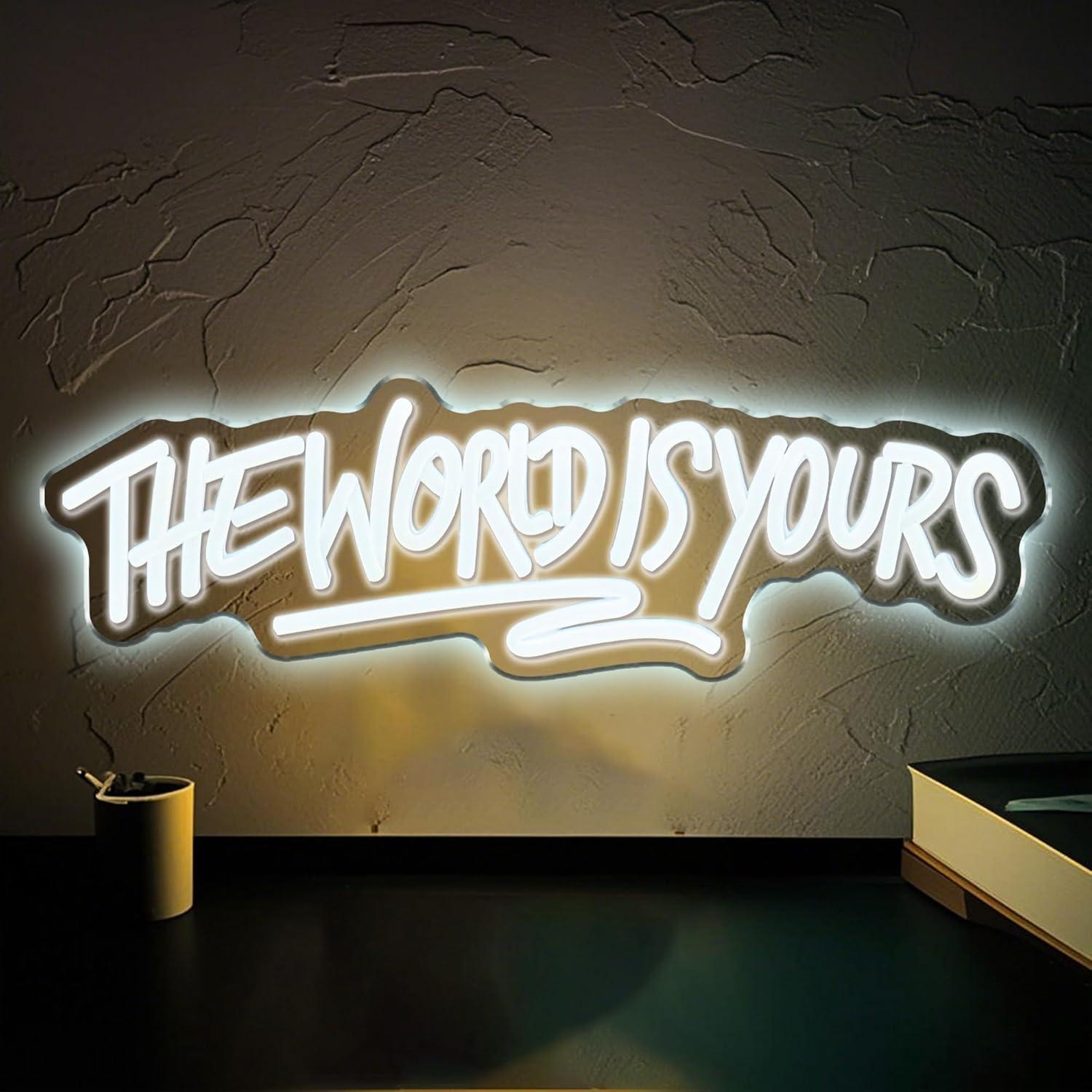 Wedding Lighting And Decor - Dünya Senindir Neon Tabela USB Güçlü
