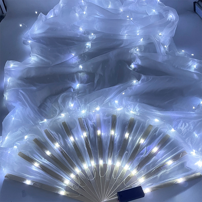 Decor Lighting Fans - 1 Adet LED Göbek Dansı Yelpazesi
