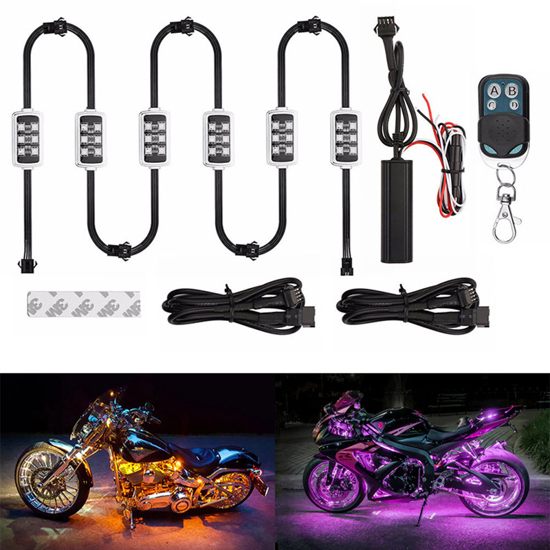 Lighting Bolt Decor - Niscarda araba motosiklet RGB LED akıllı