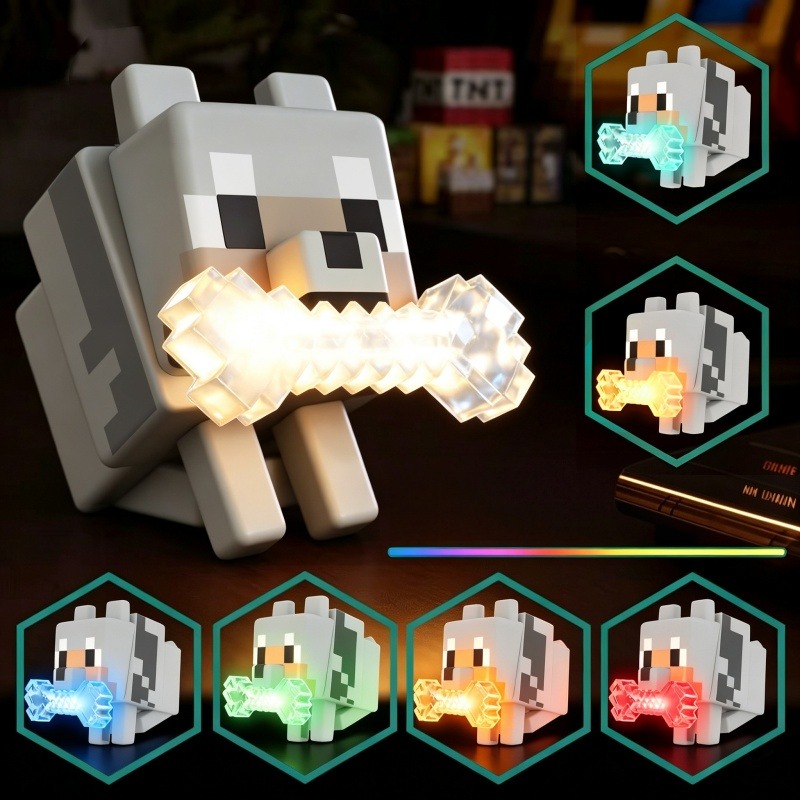 Decor Lighting Fans - Stokta Mevcut Minecraft Kurt Gece Lambası