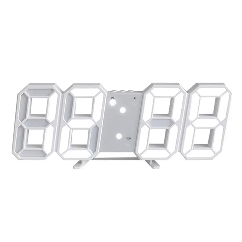Dekorasyon yatak odası için 3D - Lighting Home Decor Wall Clocks incelemesi ve fiyatı