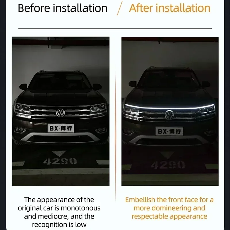 1 adet Led araba kaput ışıklar - Lighting Bolt Decor incelemesi ve fiyatı
