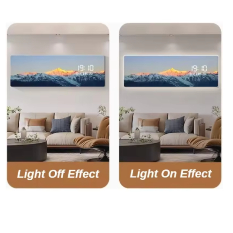 Tarihli Şık Saatler Işıklı Otu - Lighting Home Decor Wall Clocks incelemesi ve fiyatı