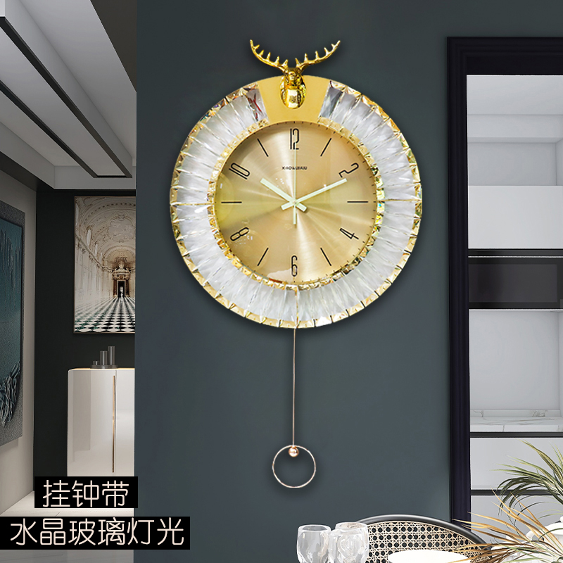 İskandinav tarzı lüks duvar sa - Lighting Home Decor Wall Clocks incelemesi ve fiyatı