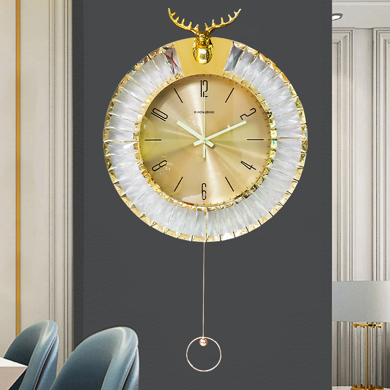 İskandinav tarzı lüks duvar sa - Lighting Home Decor Wall Clocks incelemesi ve fiyatı
