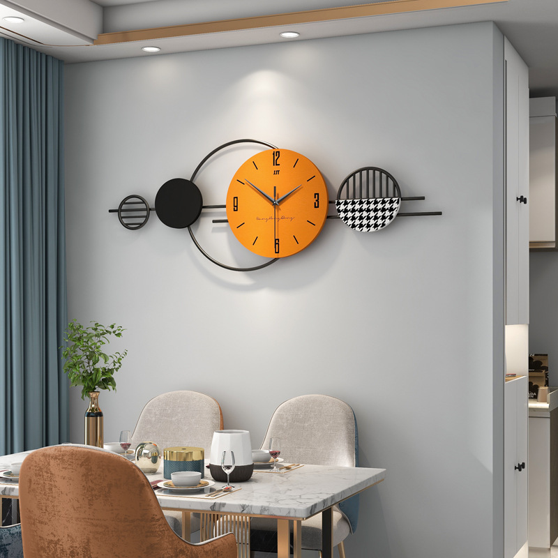 Moda Hafif Lüks Saatler Oturma - Lighting Home Decor Wall Clocks incelemesi ve fiyatı