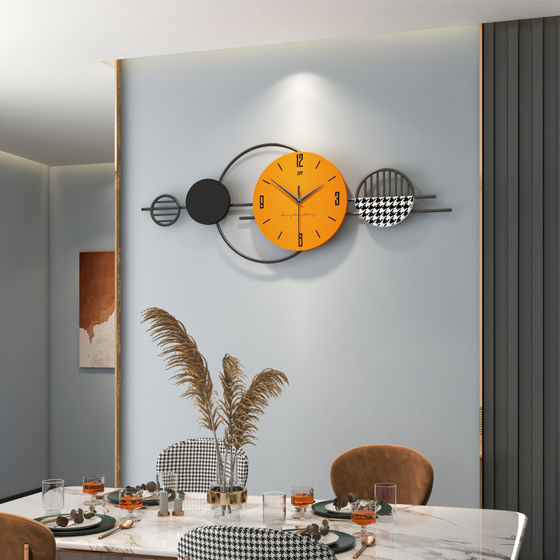 Moda Hafif Lüks Saatler Oturma - Lighting Home Decor Wall Clocks incelemesi ve fiyatı