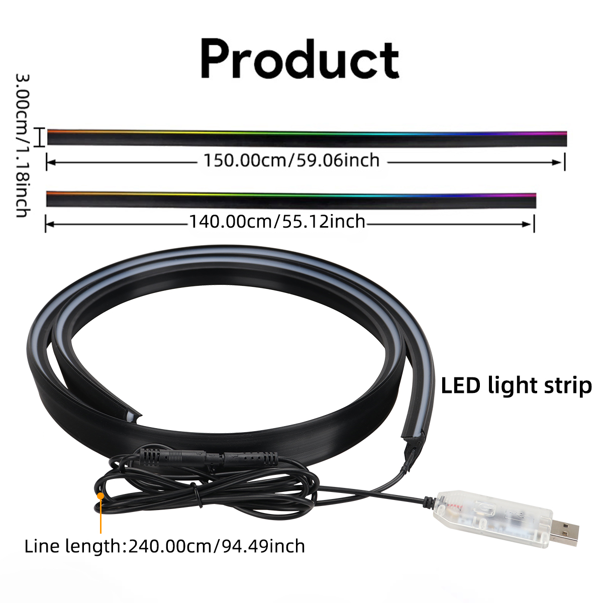 140/150 CM Senfoni Araç Göster - Lighting Bolt Decor incelemesi ve fiyatı