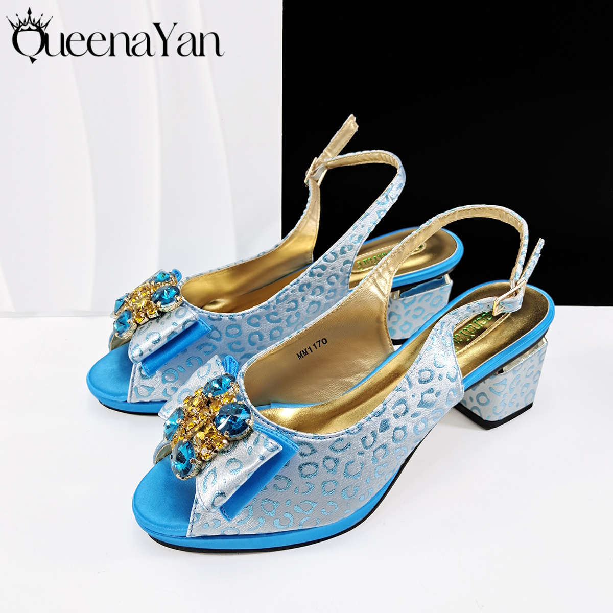Queena Yan Açık Mavi Zarif İta - Wedding Lighting And Decor incelemesi ve fiyatı