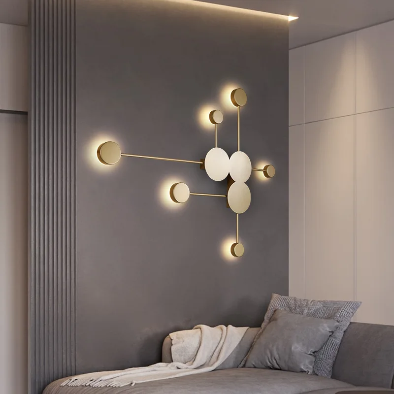 Modern Led duvar aplik işık ot - Lighting Home Decor Wall Clocks incelemesi ve fiyatı