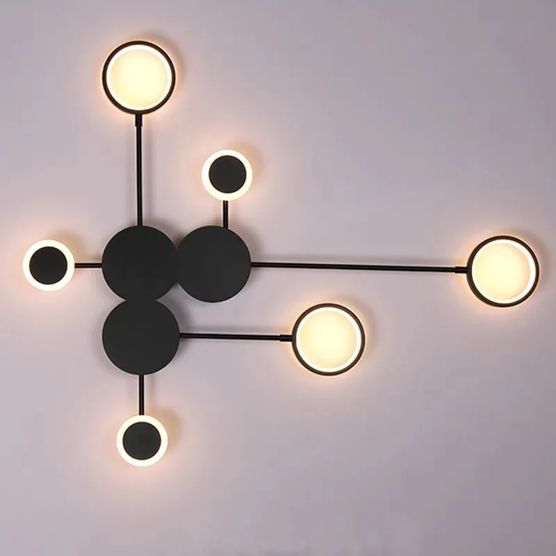 Modern Led duvar aplik işık ot - Lighting Home Decor Wall Clocks incelemesi ve fiyatı