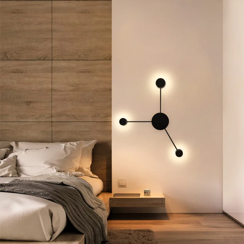 Modern Led duvar aplik işık ot - Lighting Home Decor Wall Clocks incelemesi ve fiyatı