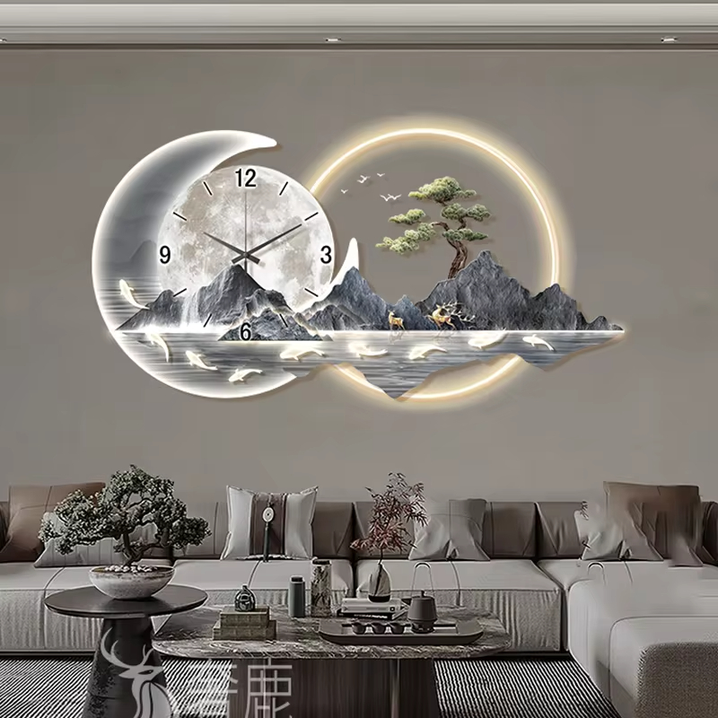 Moda lüks saat duvar çin tarzı - Lighting Home Decor Wall Clocks incelemesi ve fiyatı