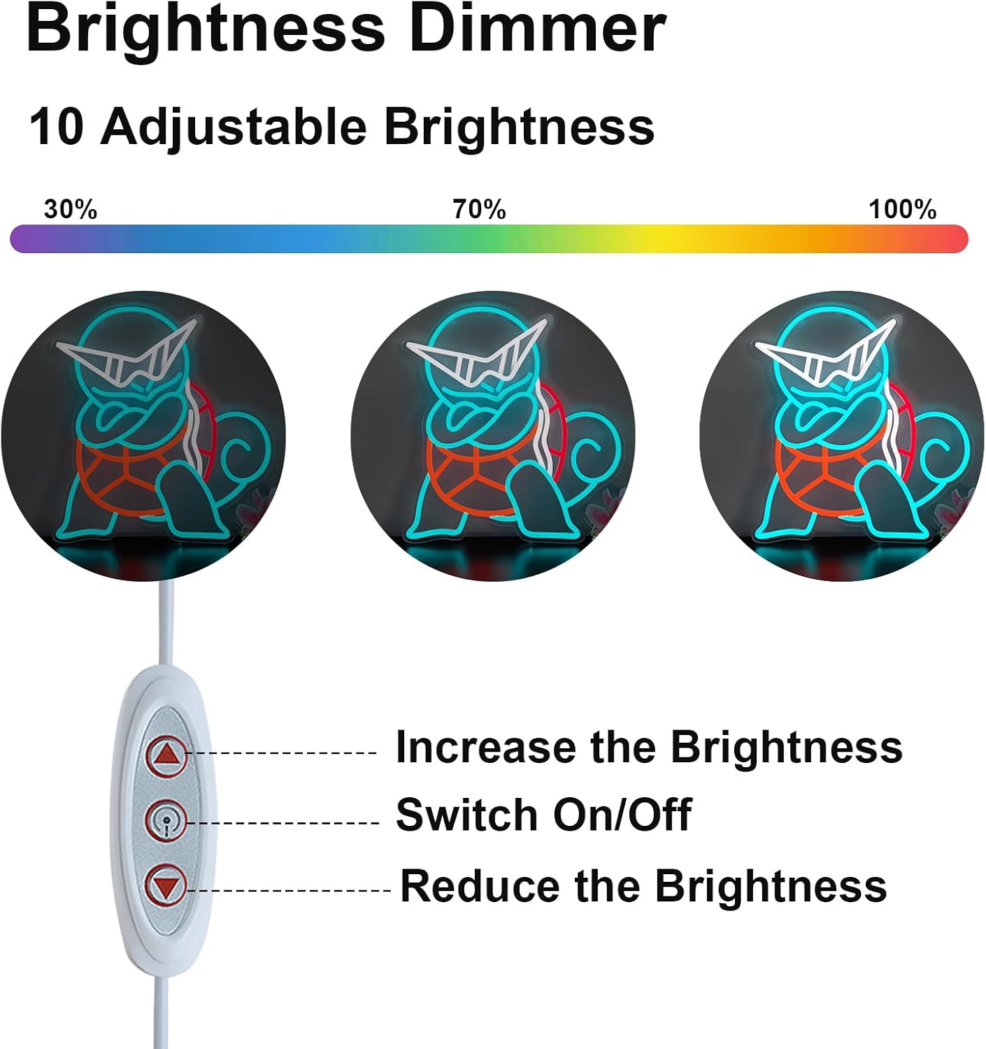 Pokemon Squirtle Neon Tabela L - Lighting Room Decor Items incelemesi ve fiyatı