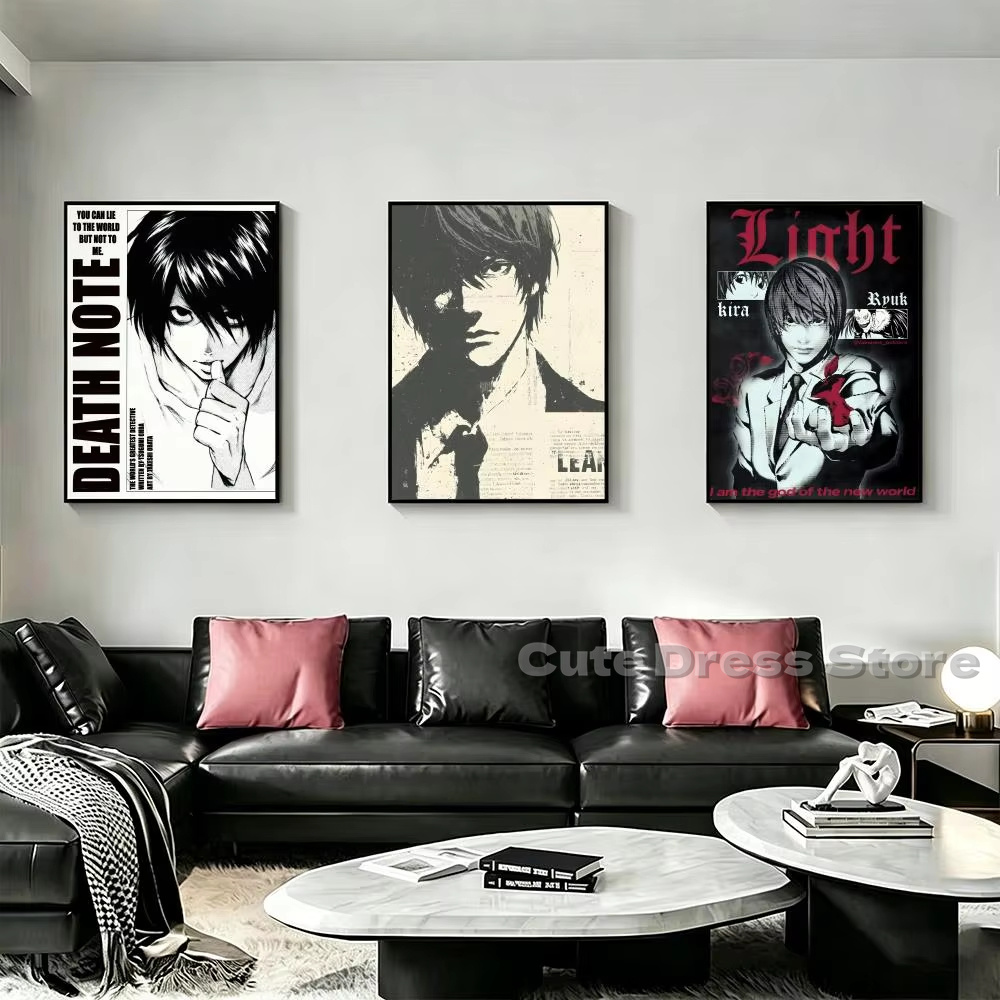 Death Note Kanvas Baskı Çerçev - Lighting Room Decor Items incelemesi ve fiyatı