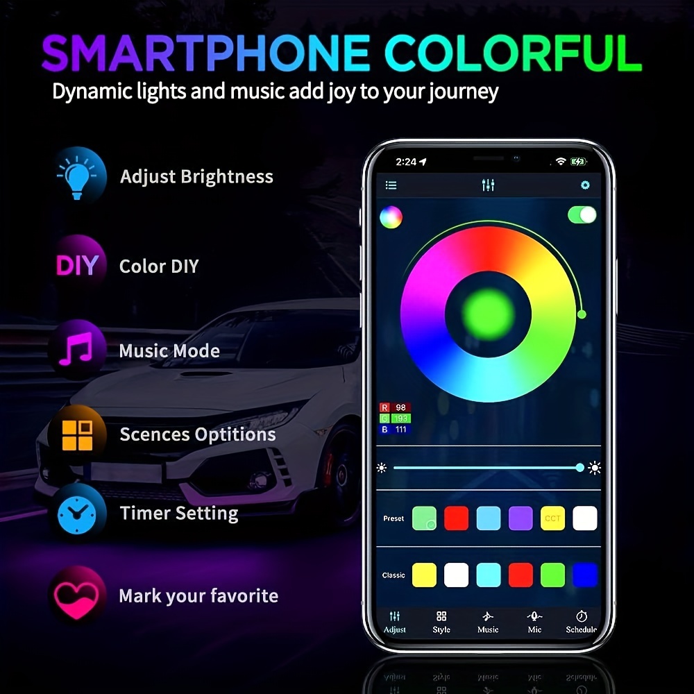 RGB Esnek Araç Altı Aydınlatma - Lighting Bolt Decor incelemesi ve fiyatı