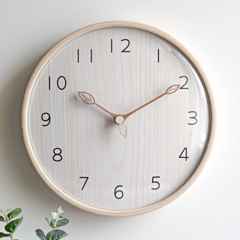 İskandinav Tarzı Hafif Ahşap D - Lighting Home Decor Wall Clocks incelemesi ve fiyatı