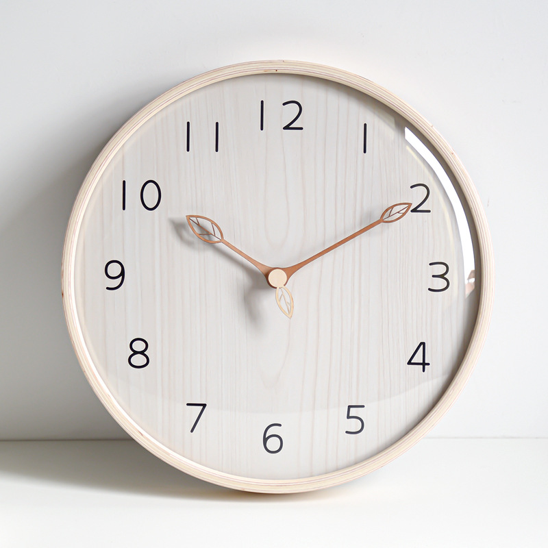İskandinav Tarzı Hafif Ahşap D - Lighting Home Decor Wall Clocks incelemesi ve fiyatı